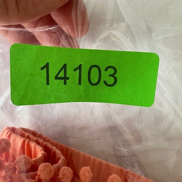 Saks Fifth Avenue Women's Coral Peach Boho Cover-up Shorts Size X-large - Picture 11 of 11